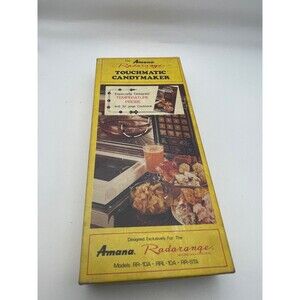 Vintage Amana Radarange Touchmatic Candymaker Kit w/ Temperature Probe, Extras